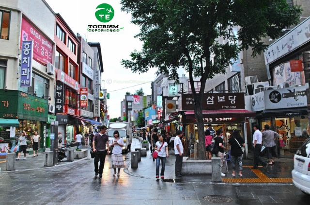 Insa-dong, centro comercial y cultural de Seúl y Corea